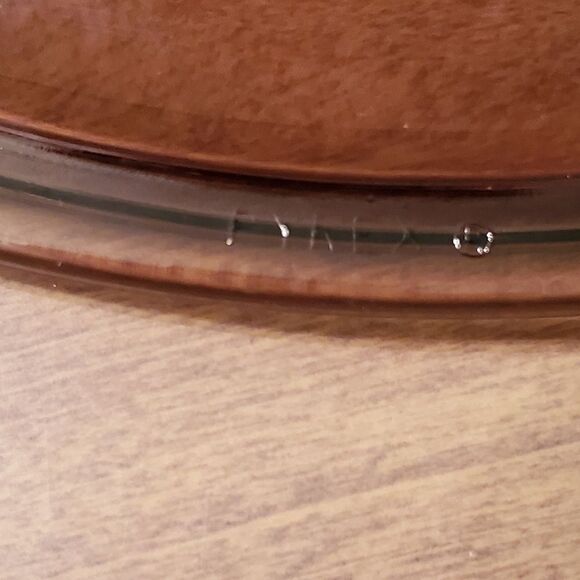 Visions Amber By Corning Glass 10" Waffle Bottom Skillet w/ Lid - Picture 7 of 9